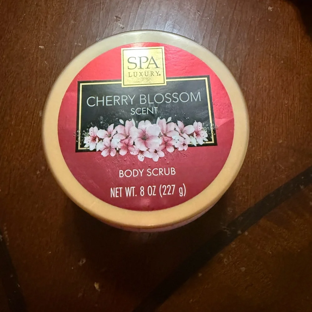 Cherry Blossom Scent Body Scrub - Red